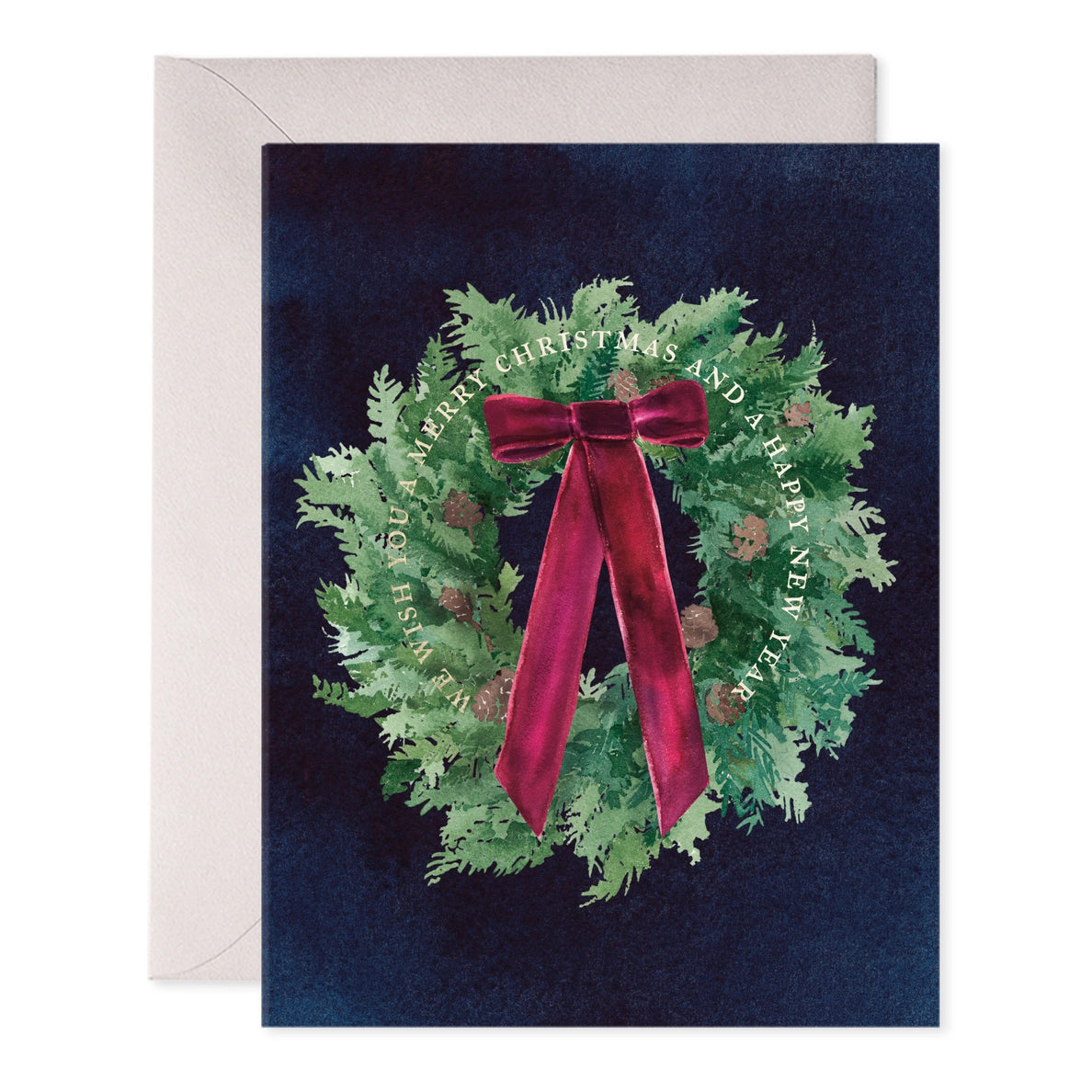 Velvet Bow Wreath Christmas