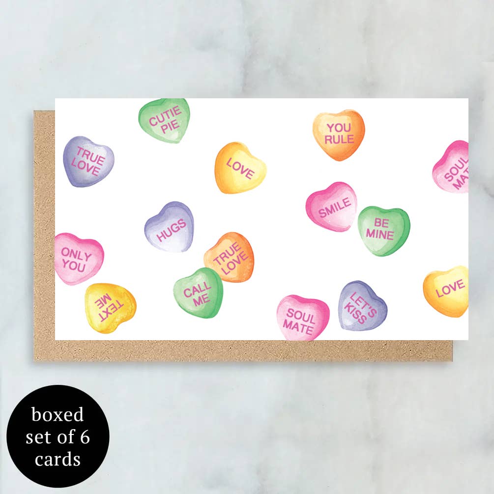 Candy Hearts Mini-Card Boxed Set