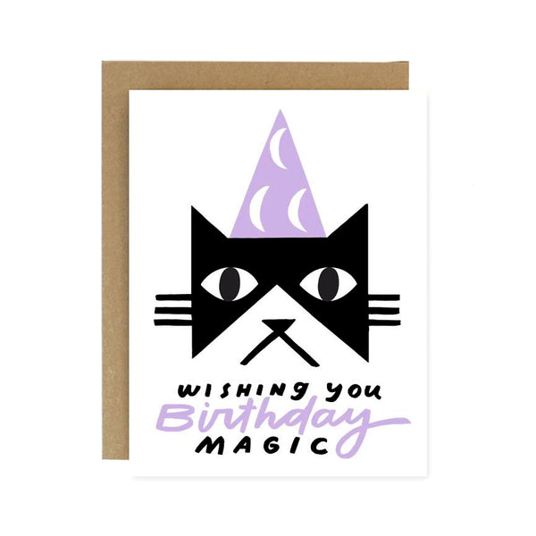 Birthday Magic Black Cat