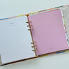 Rainbow Check Perpetual Planner, Non Dated