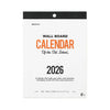 2026 Calendar Old School Penco / A5