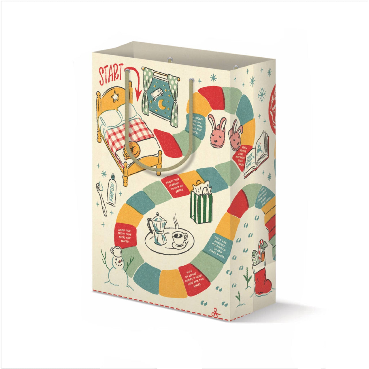 Holiday Game-Board Gift Bag