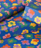 Flower Burst Blue Gift Wrap