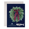 Velvet Bow Wreath Christmas