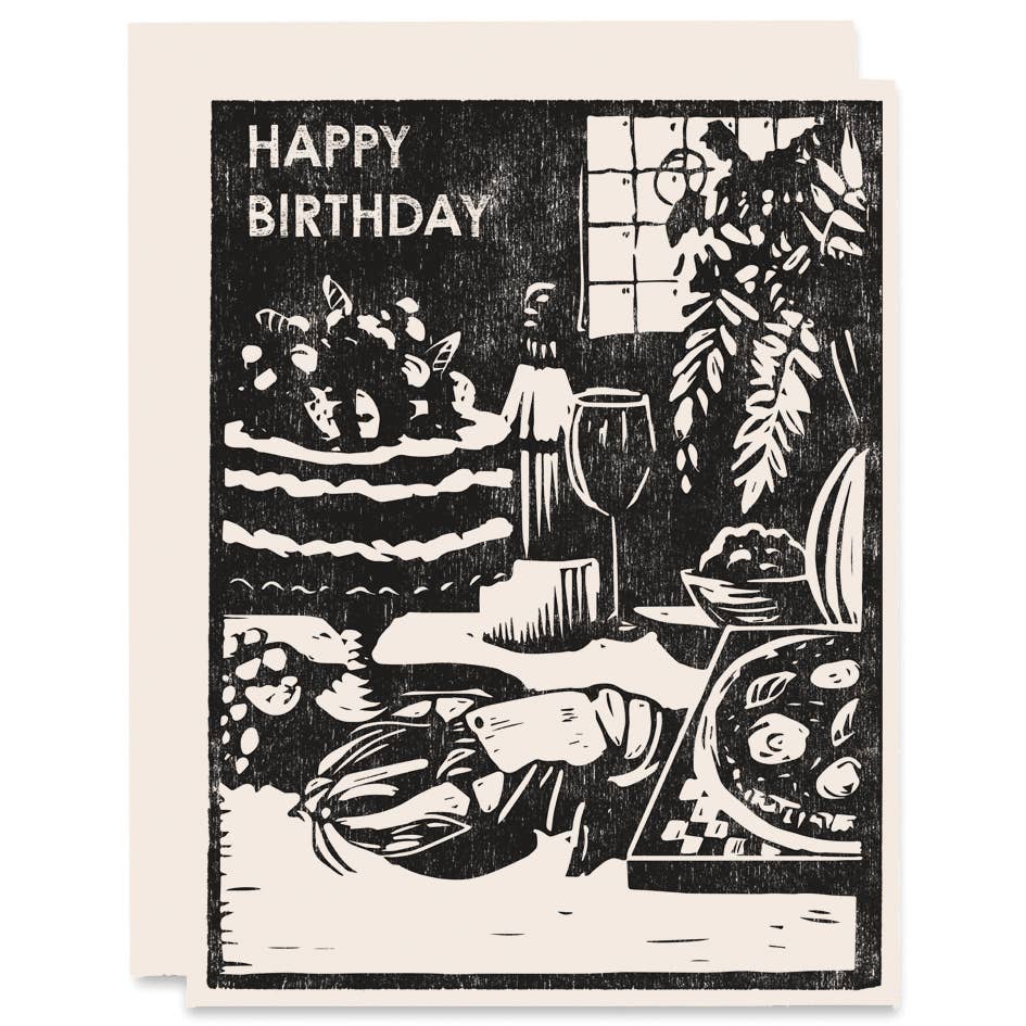 Birthday Banquet Card