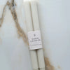 Fluted Taper Candle Pair
