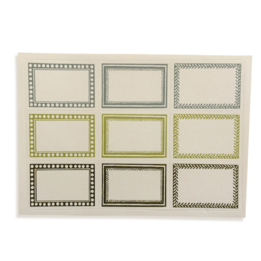 Small Self-Adhesive Labels - Pack of 18