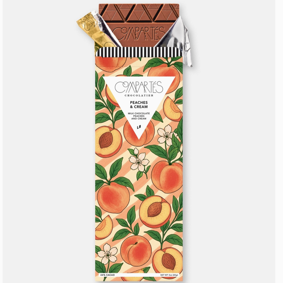 Peaches & Cream Chocolate Bar