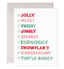 Holiday Checklist (Boxed Set of 6)