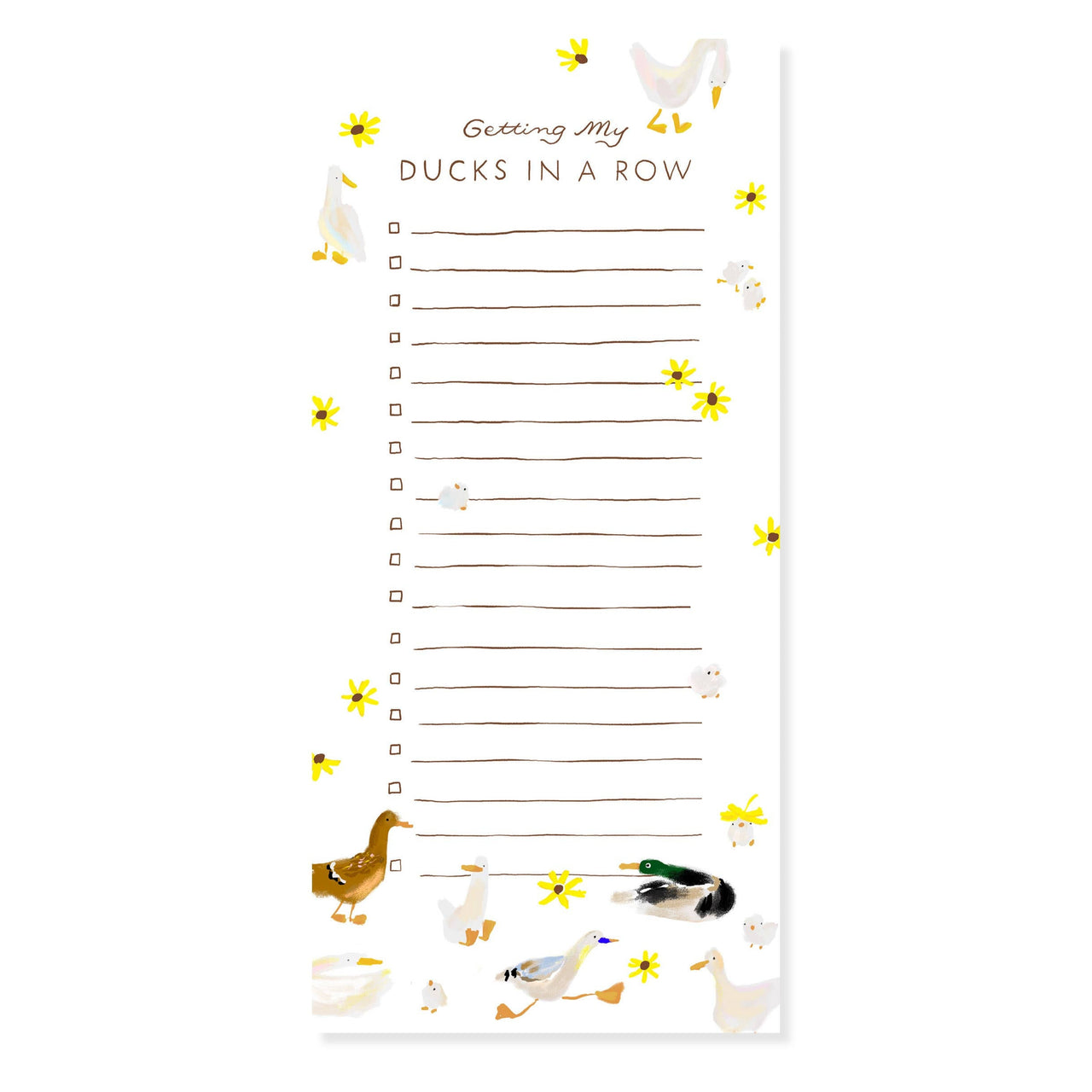 Ducks in a Row Listpad