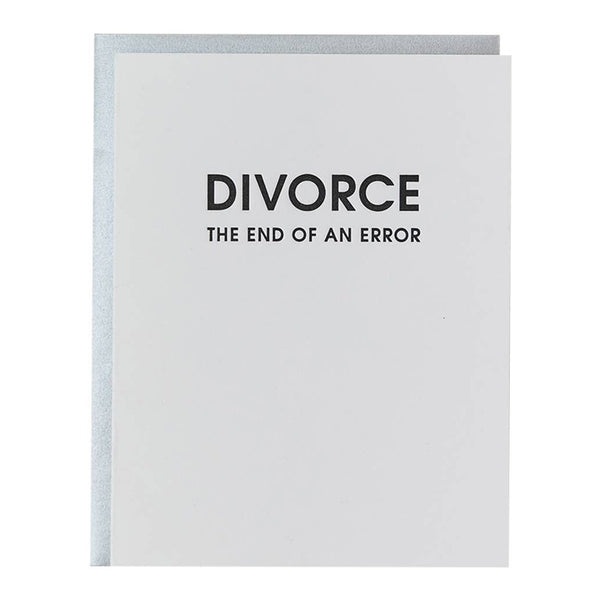 Divorce: End of an Error