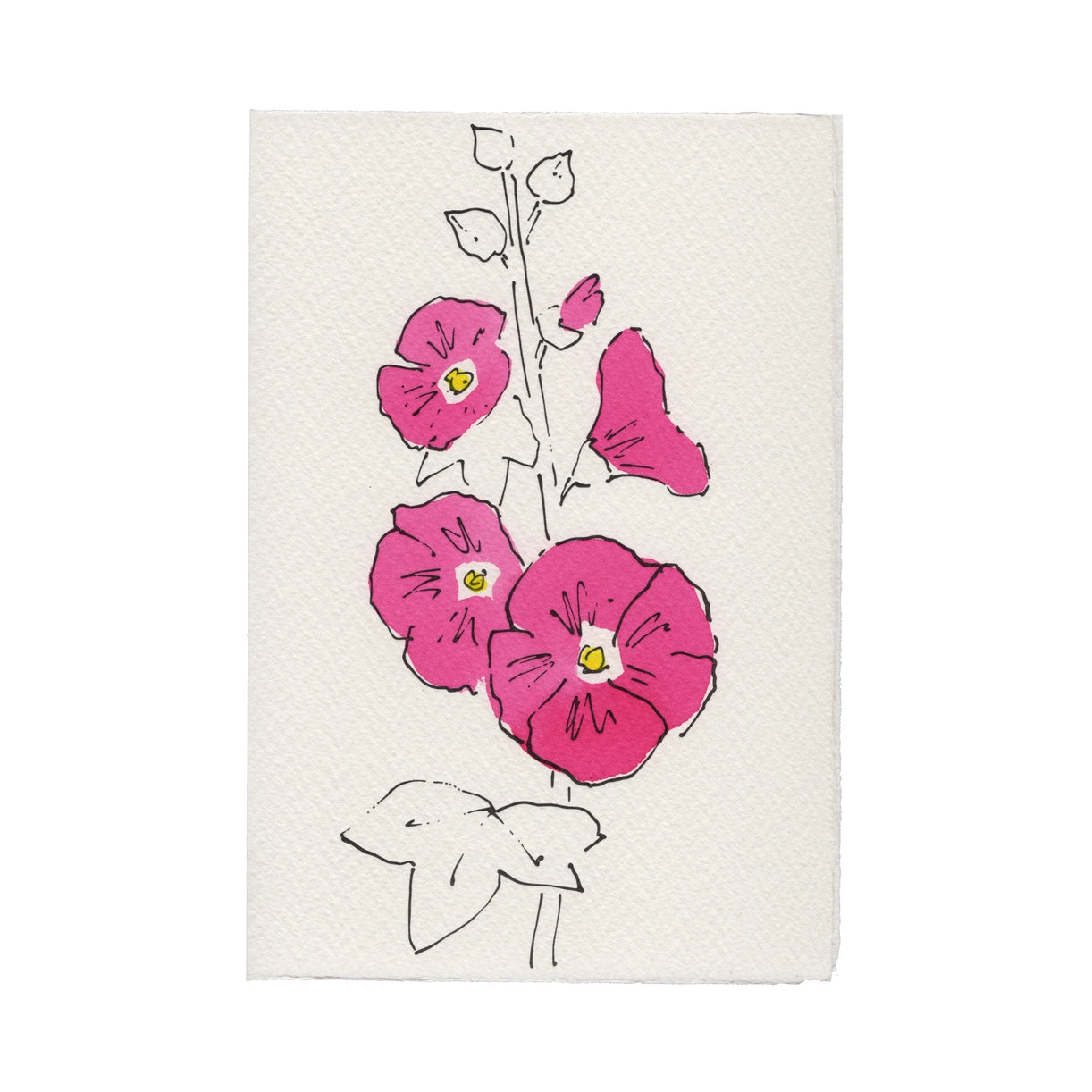 Hollyhock Dark Pink