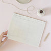 Monthly Overview Notepad