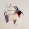 Felted Party Dog Ornaments