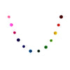 Paper Dreams Honeycomb Ball Garland 2m Rainbow