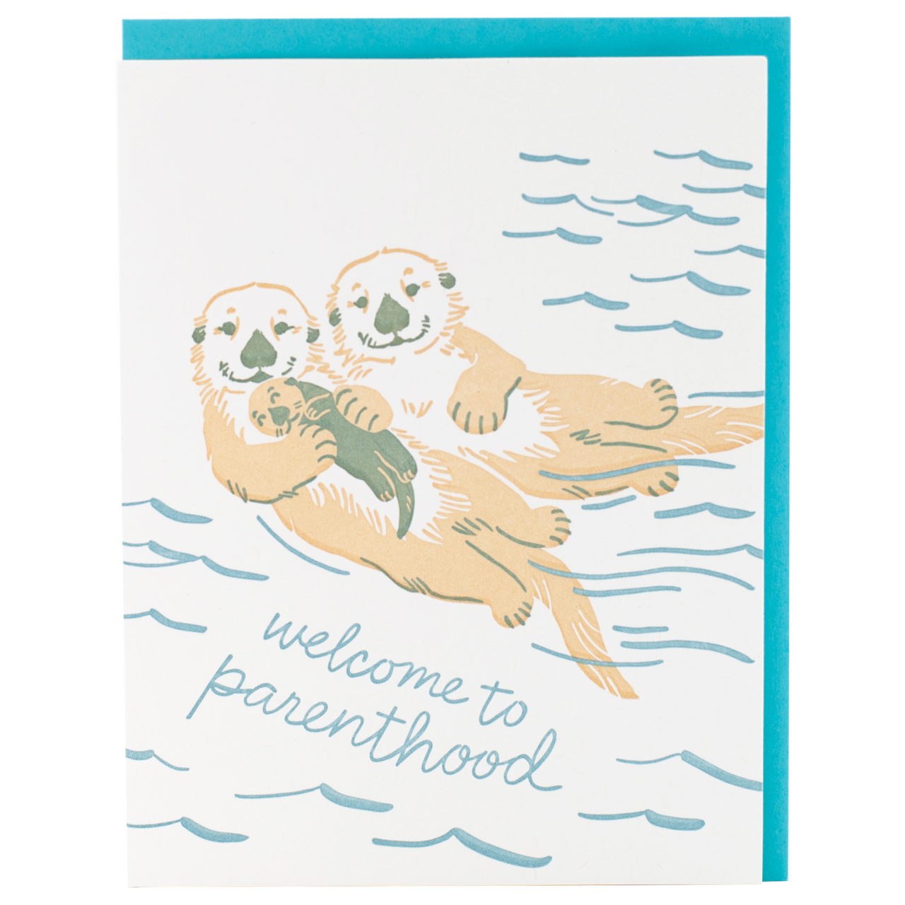 Otter Family Baby