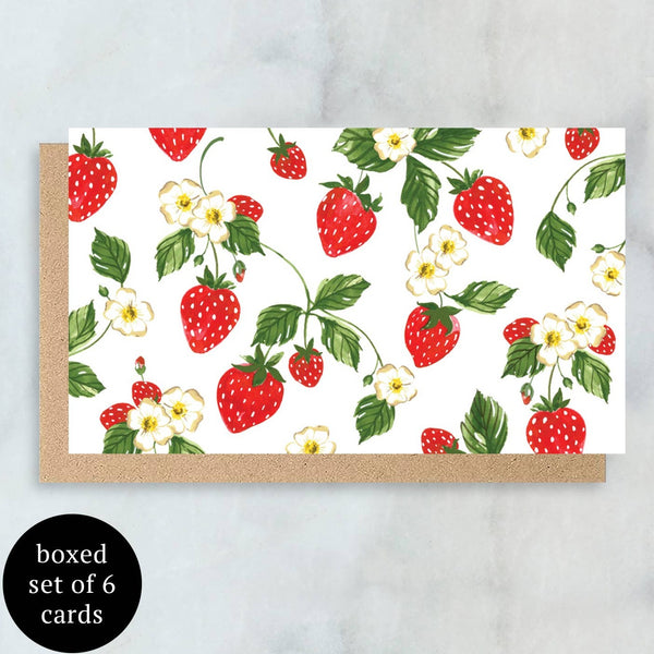 Strawberries Mini Cards