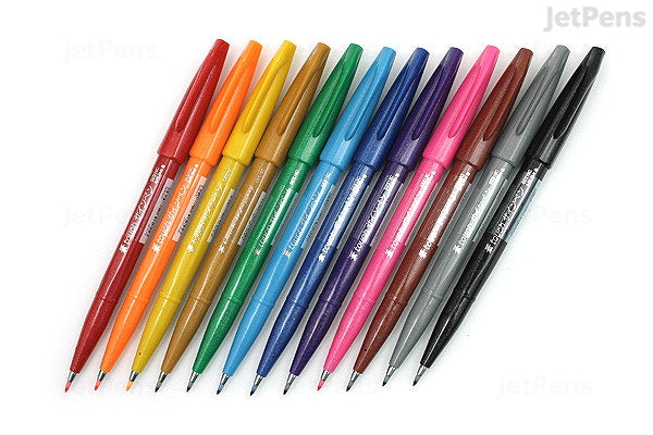 Pentel Sign Pen, Brush Tip