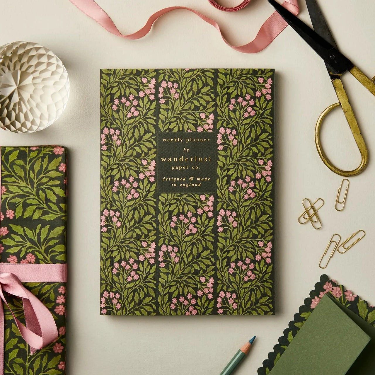 Green Flora Weekly Planner