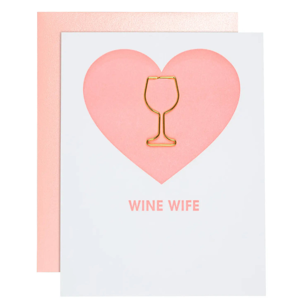 Wine Wife Letterpress Card