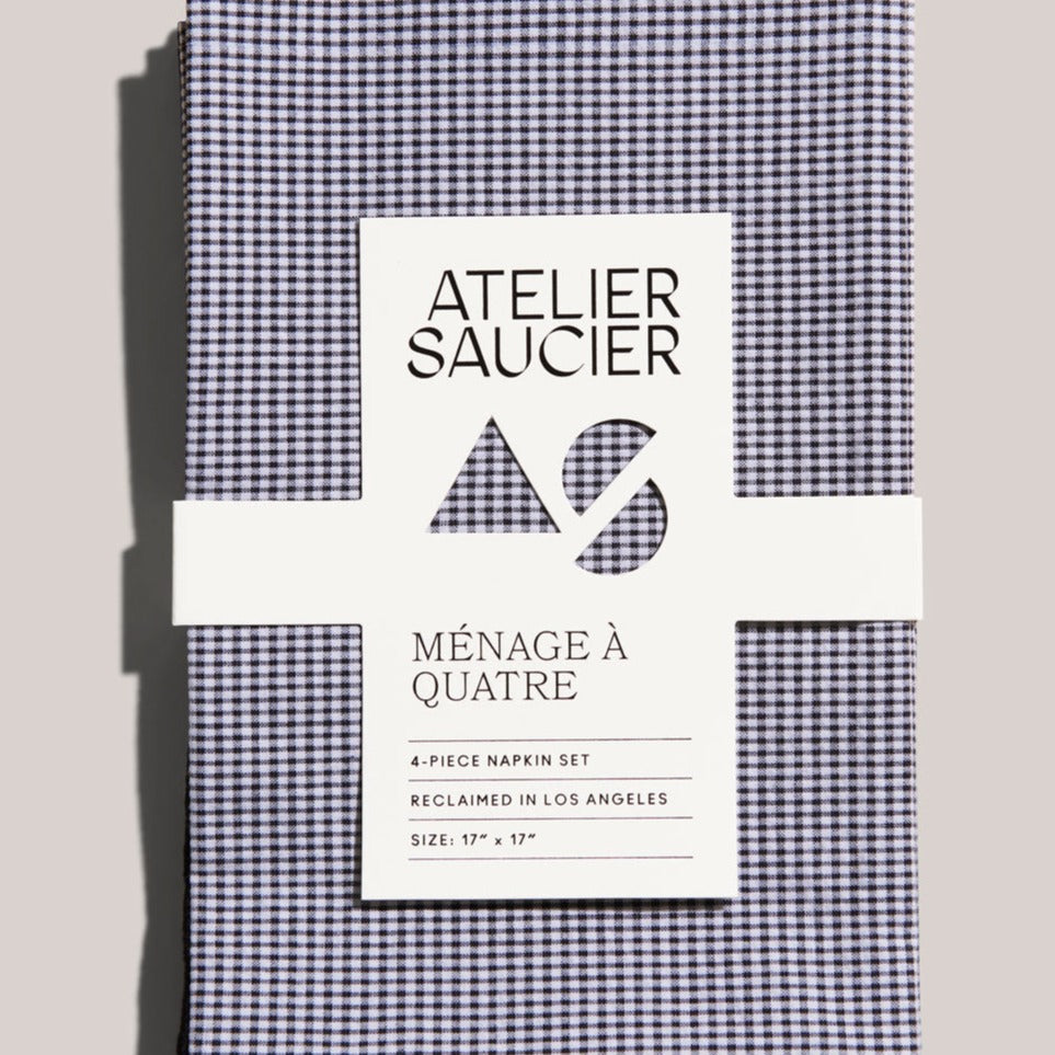 Dalmatian Check Napkin Set