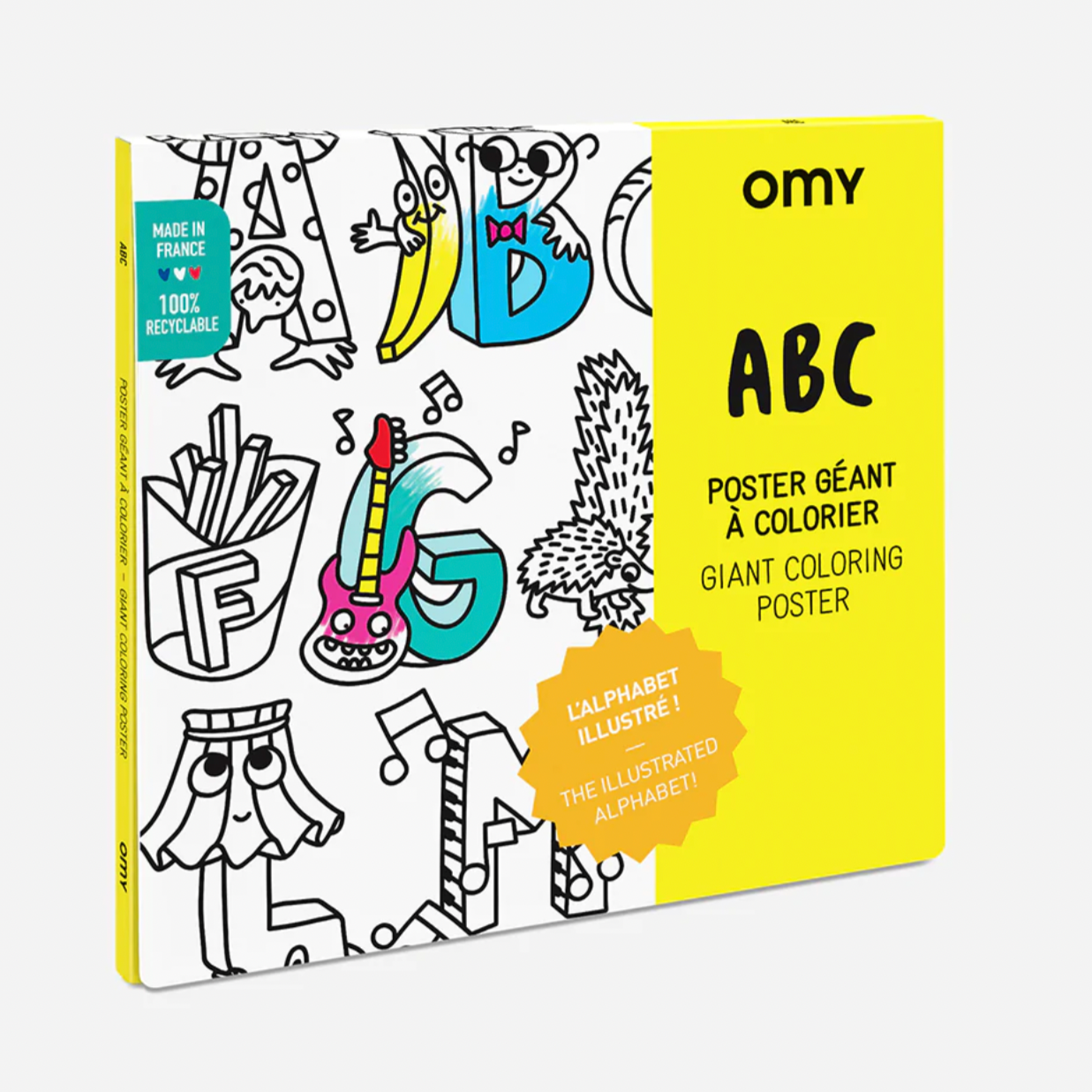 ABC Giant Coloring Poster