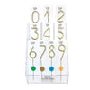 Gold Number Sparkler Candles (0-9)