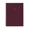 Solid Color Cloth Spiral Notebook