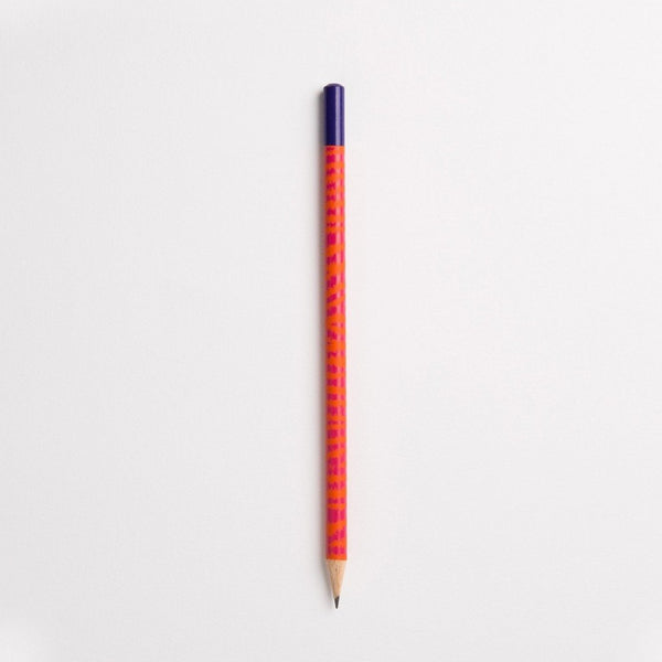 Pattern Graphite Pencil - Orange