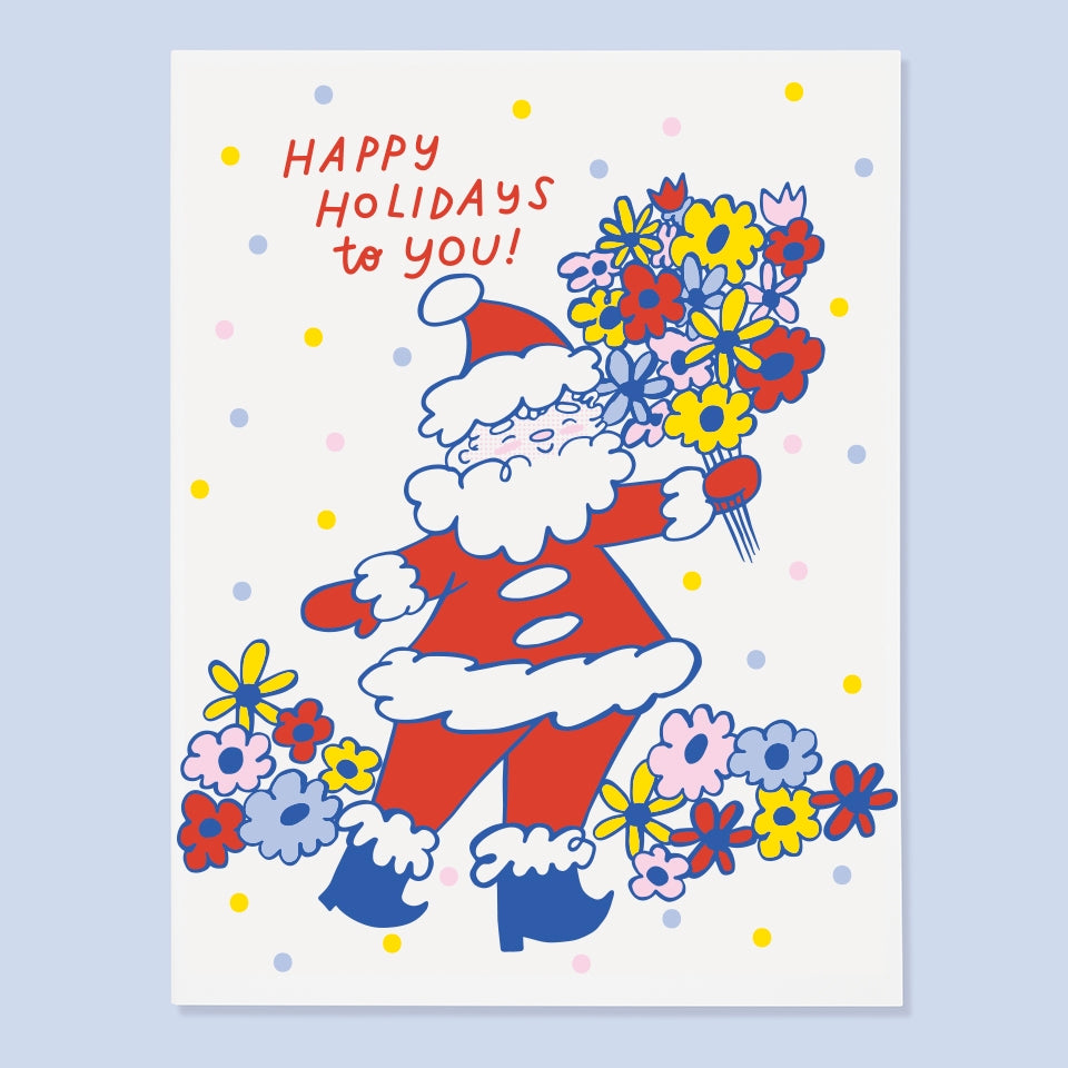 Floral Santa
