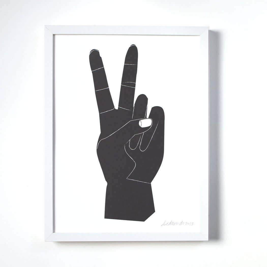 Peace Sign Art Print