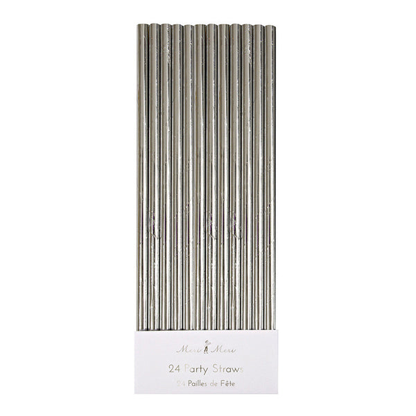 Silver Foil Straws