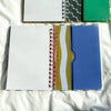 Mediterranean Stripes Dot Grid Notebook