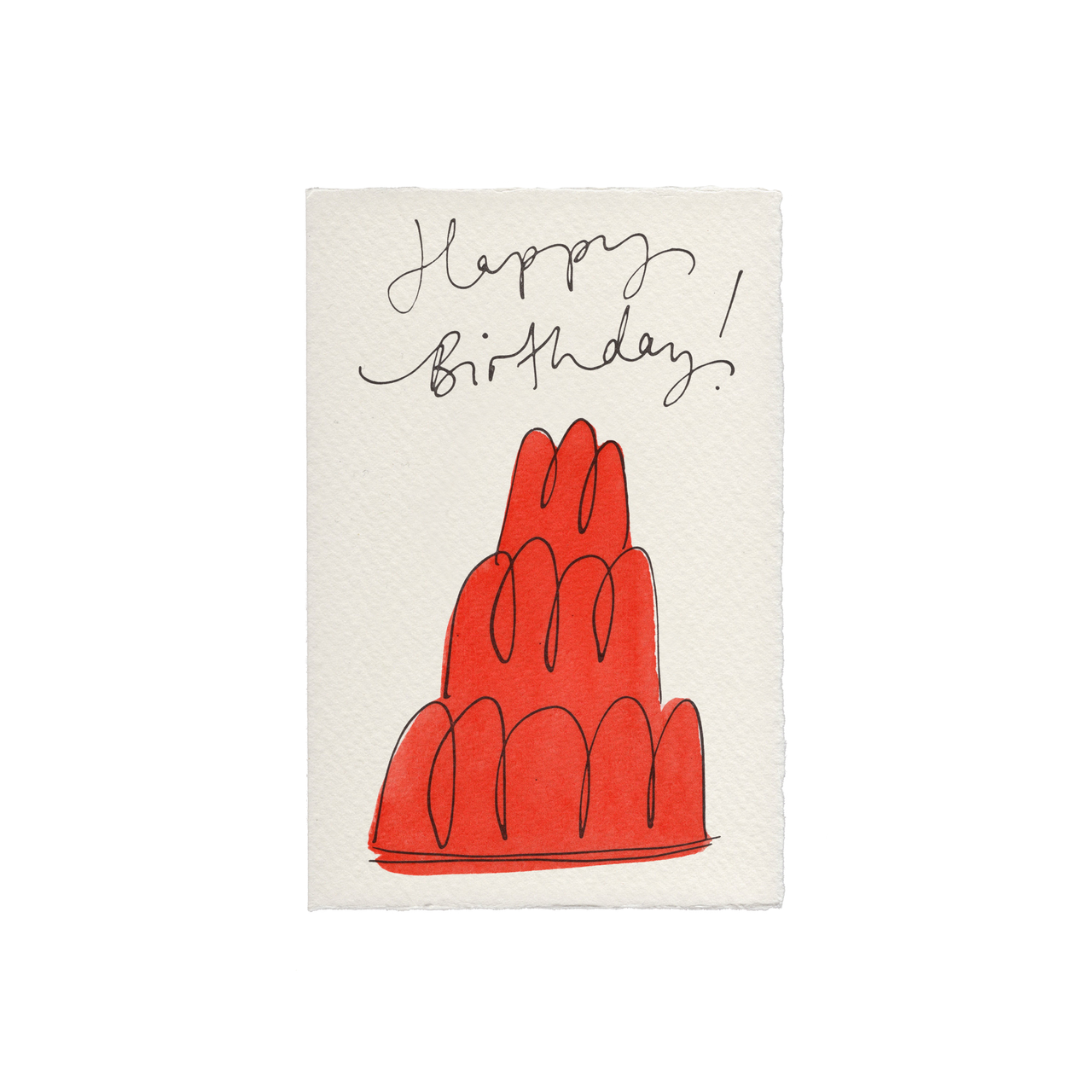 Jelly Hand-Painted Happy Birthday