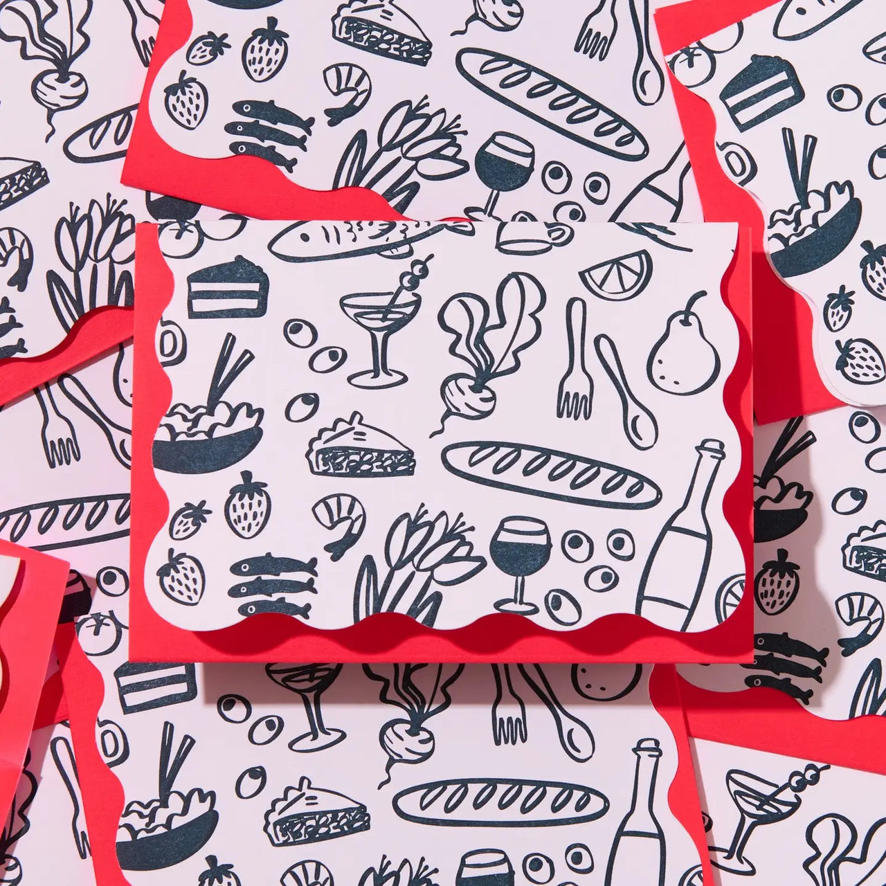 Icons Letterpress Scalloped Boxed Set