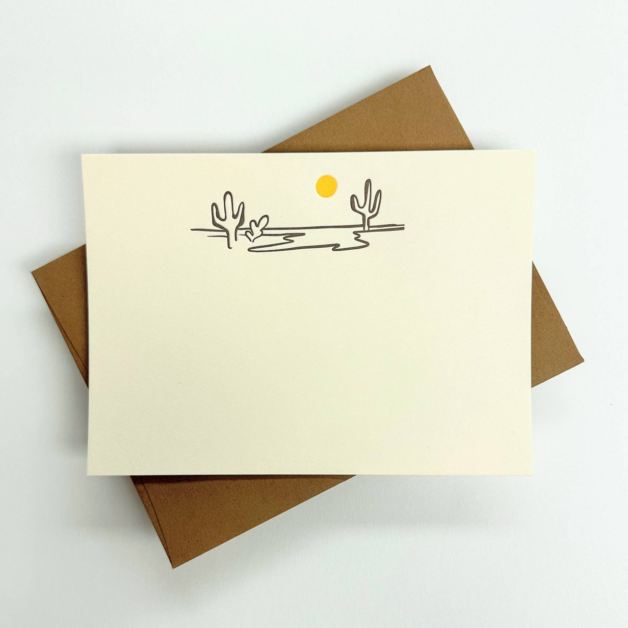 Desert Sun Flat Stationery