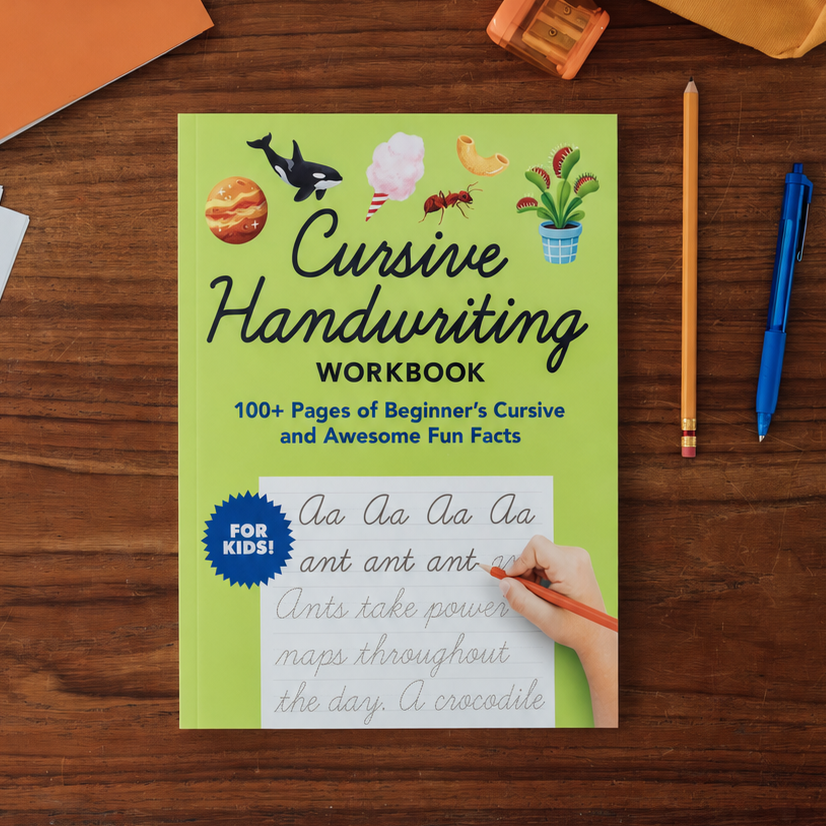 Cursive Handwriting Workbook