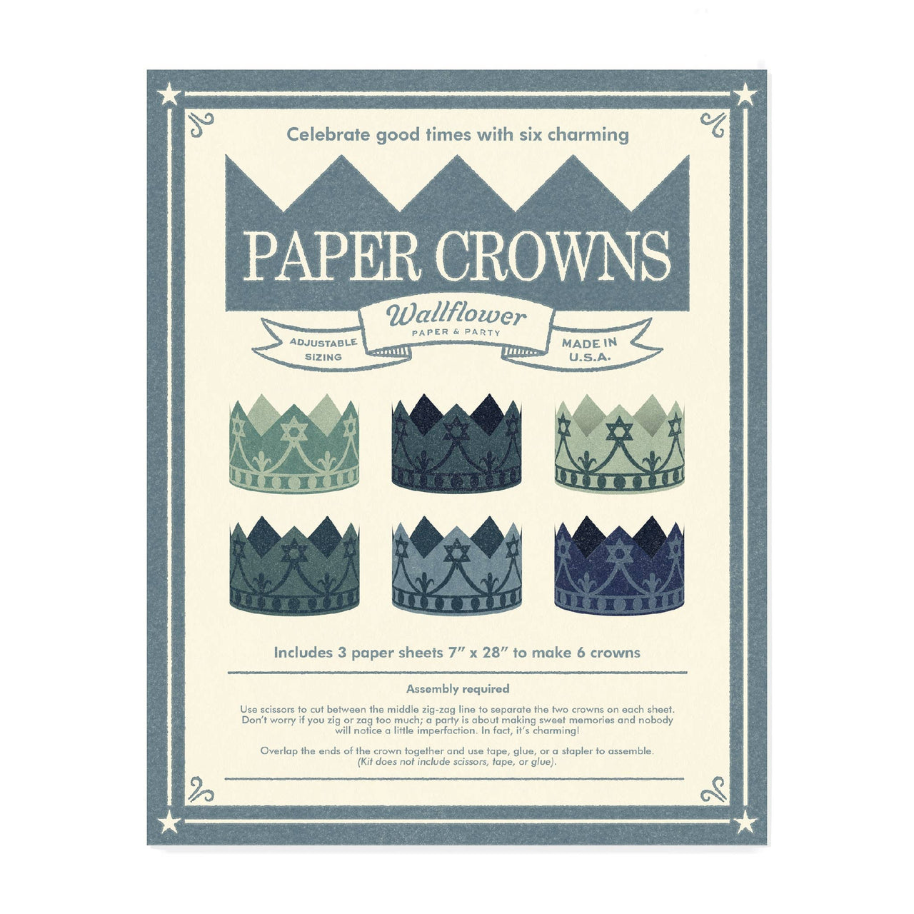 Hanukkah Paper Crowns