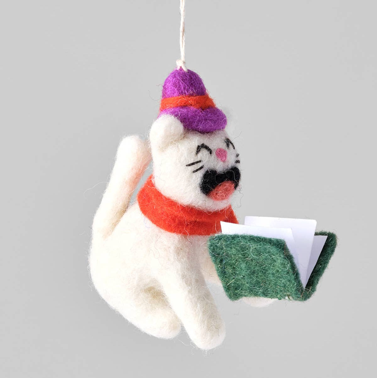 Dickens the Cat Felt Ornament