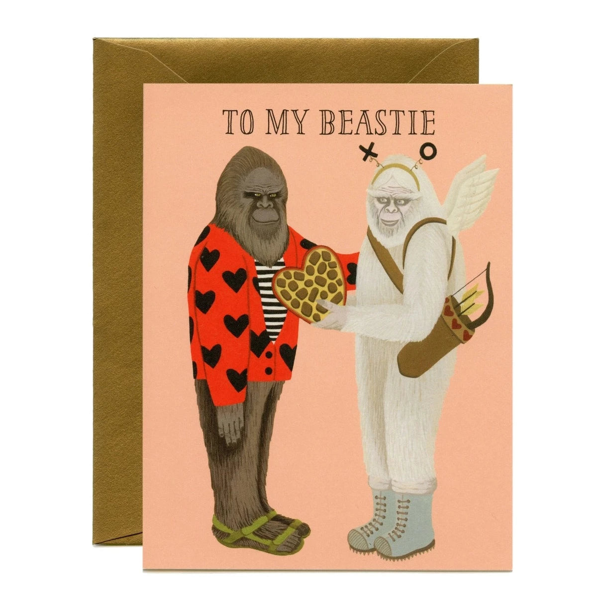 Beastie Bigfoot & Yeti Valentine's