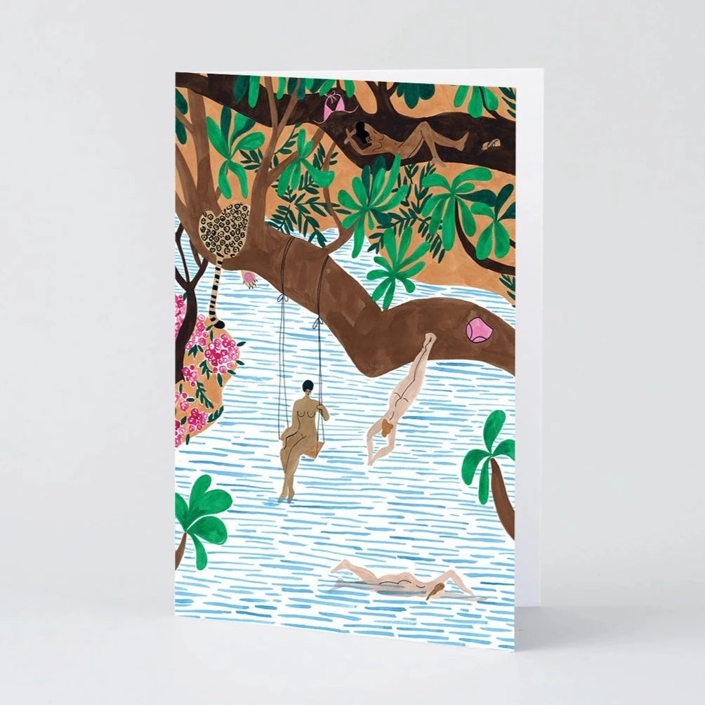 Jungle Beach Art Card