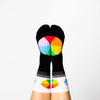 Women's Color Wheel Crew Socks