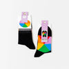 Women's Color Wheel Crew Socks