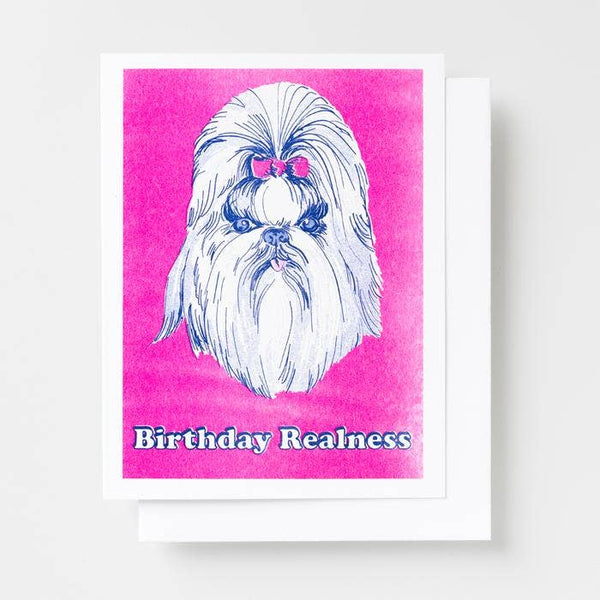 Birthday Realness Risograph