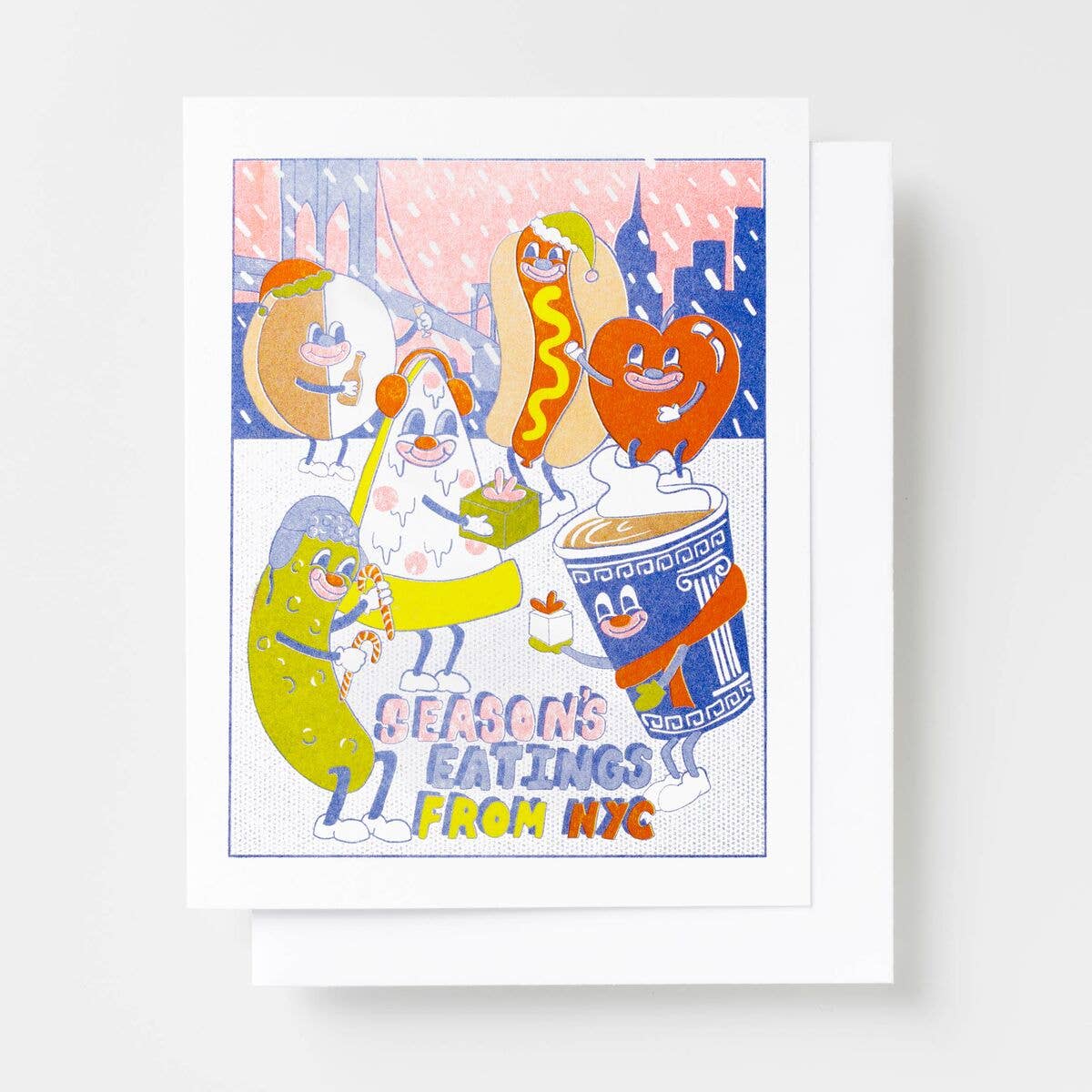 NYC Seasons Eatings Risograph