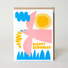 Pink Bird Birthday