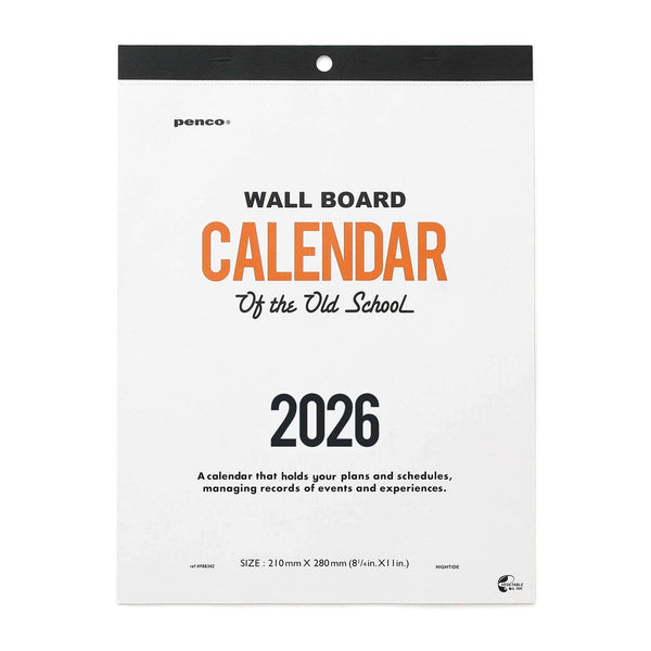 2026 Calendar Old School Penco / A4