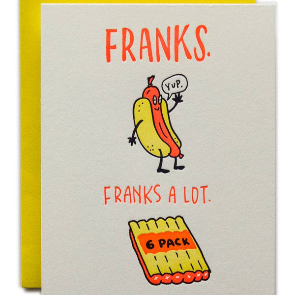 Franks A Lot Thank You