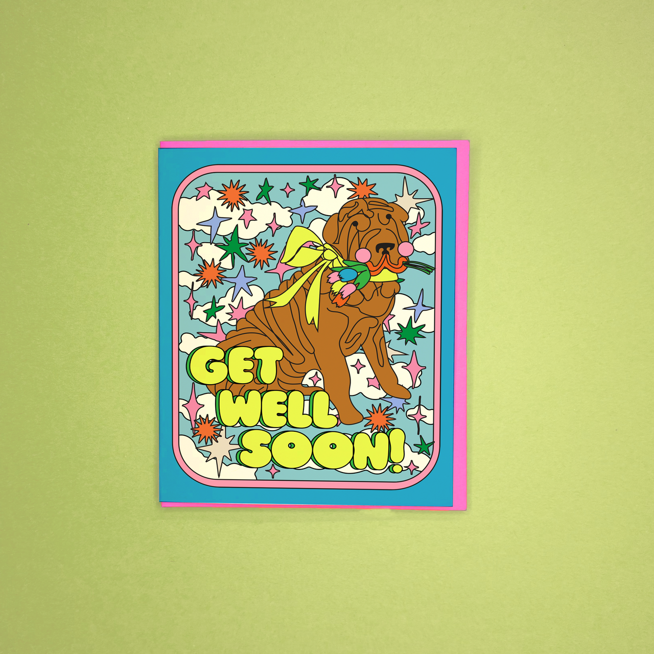 Get Well Tulip Dog