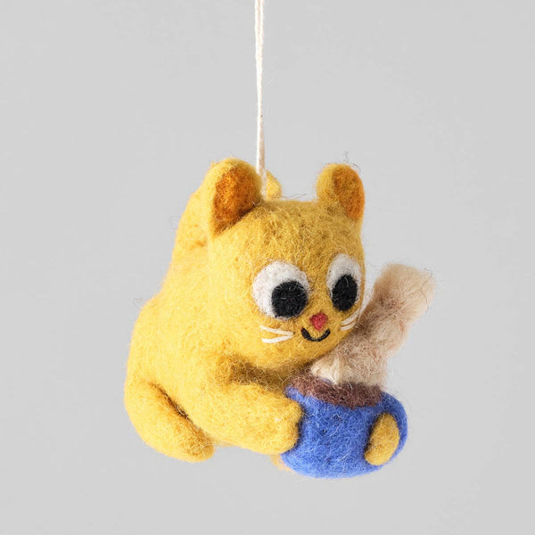Chino the Cat Felt Ornament